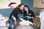  Manager, Jill and Mihaela. Mihaela is providing a Thermage treatment to a client. — at Md Spa and Laser Clinic.